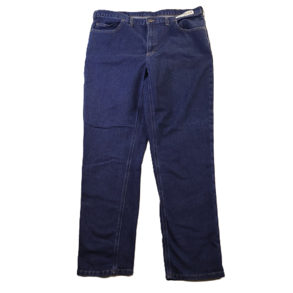 Carhartt Mens 40x34 Modern Fit Jeans Dark Wash‎ Stretch Denim B44